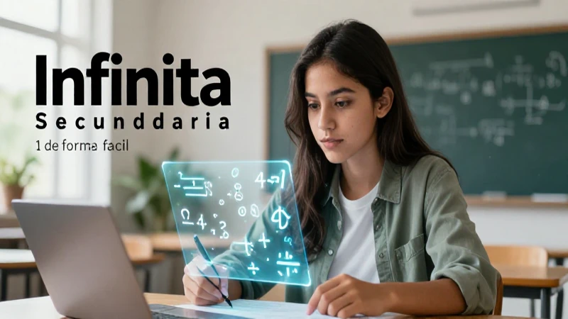 Aprende matemáticas 1 de forma fácil con Infinita Secundaria 3 Aprende matemáticas fácilmente con Infinita Secundaria