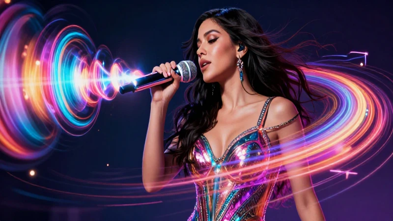 Influencia: definición, ejemplos y su papel en la música 6 Cantante pop latino dinámico y vibrante
