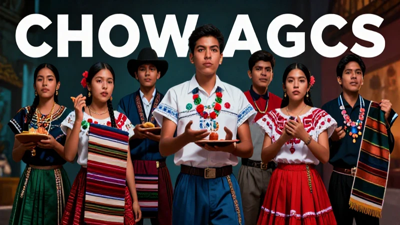 Juventud mexicana vibrante y cultural en estilo educativo