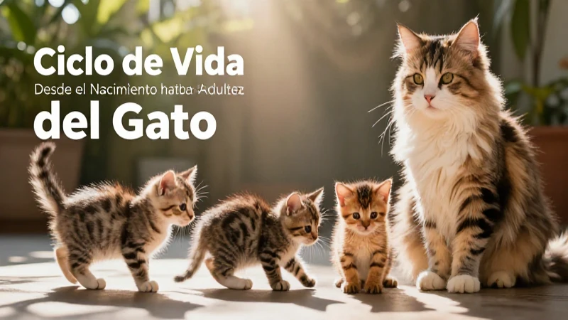Gato: ciclo de vida, razas, características y alimentación 3 Ciclo de vida del gato: de nacimiento a adulto