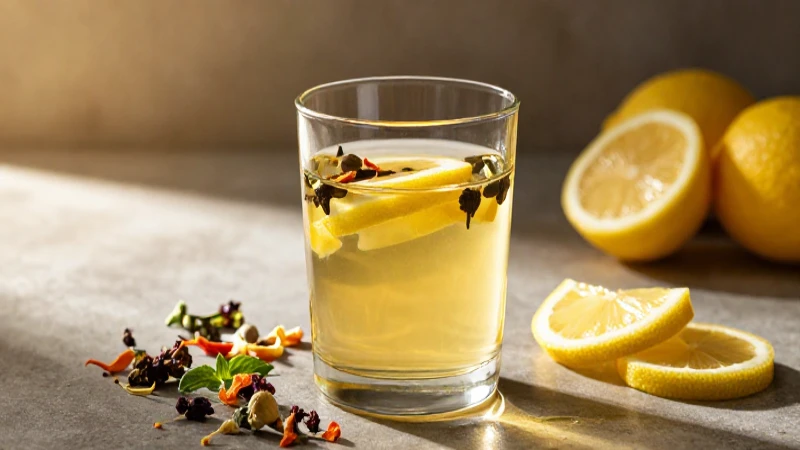 Infusión: Definición, usos y propiedades esenciales 7 Infusión herbal premium con luz dorada cinematográfica