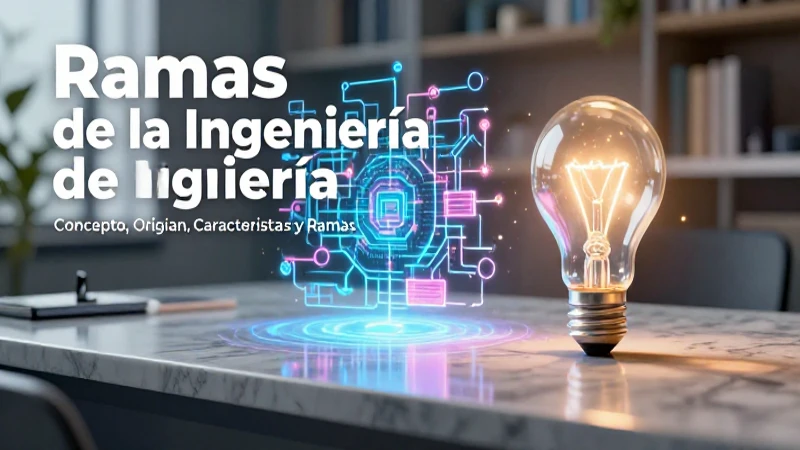 Diseño visual educativo sobre conceptos de ingeniería