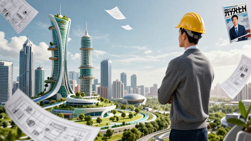 Ingeniera confiada diseña una ciudad futurista