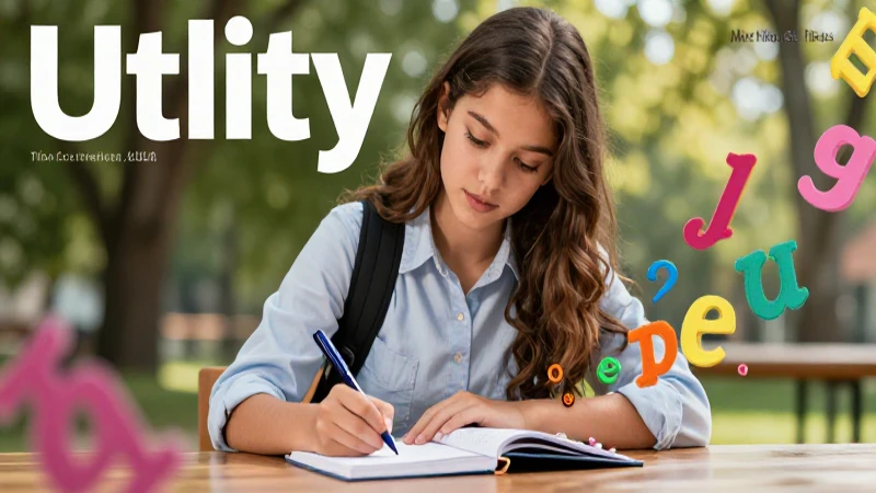 Aprende inglés nivel 2 de manera fácil y divertida 5 Estudiante escribiendo en revista vibrante