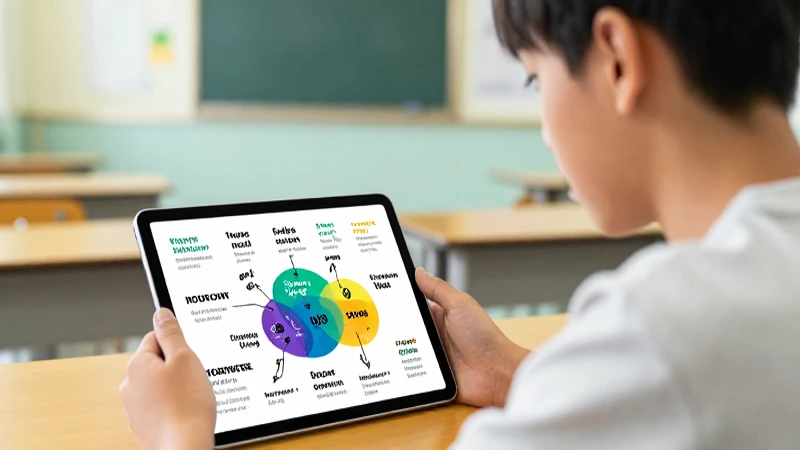 Aprende inglés de primero de secundaria: todo lo que necesitas saber 5 Estudiante aprende inglés con tablet digital