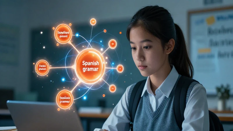 Estudiante aprende inglés y español de forma dinámica