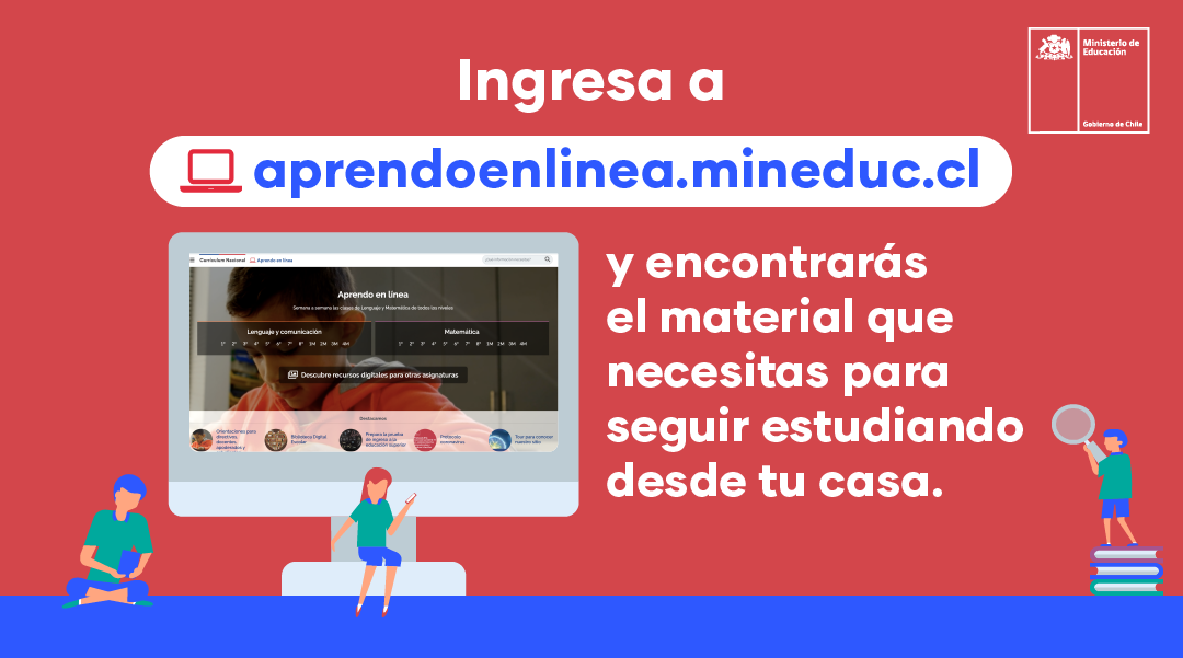 inicio aprendo en casa con mineduc y educacion en linea 1