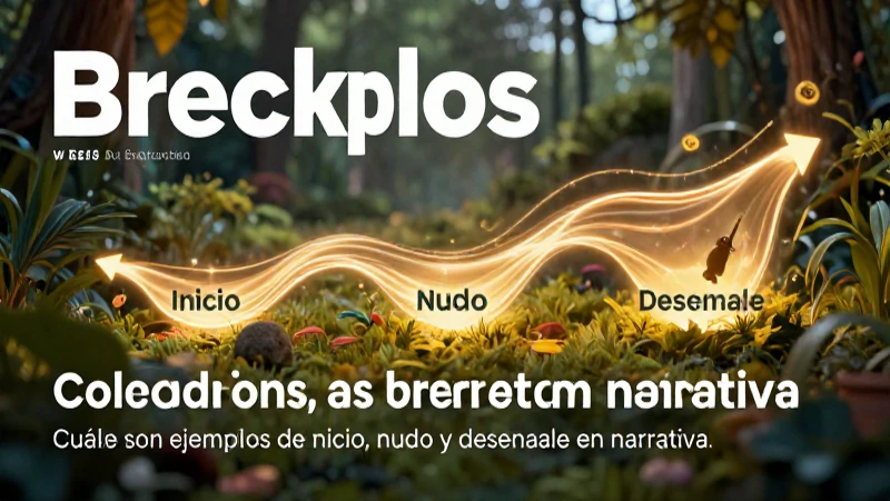 Ilustración digital de viaje narrativo con tres etapas claras