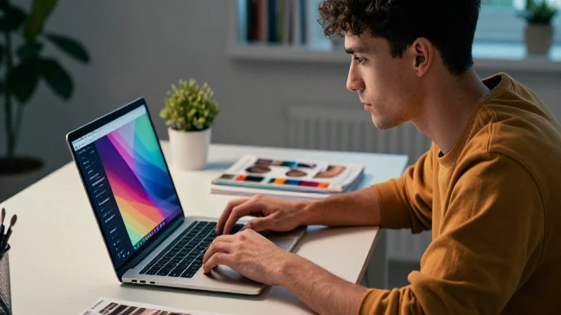 Inicios en Informática: Definición y Concepto Esencial 5 Emprendedor enfocado con tecnología moderna