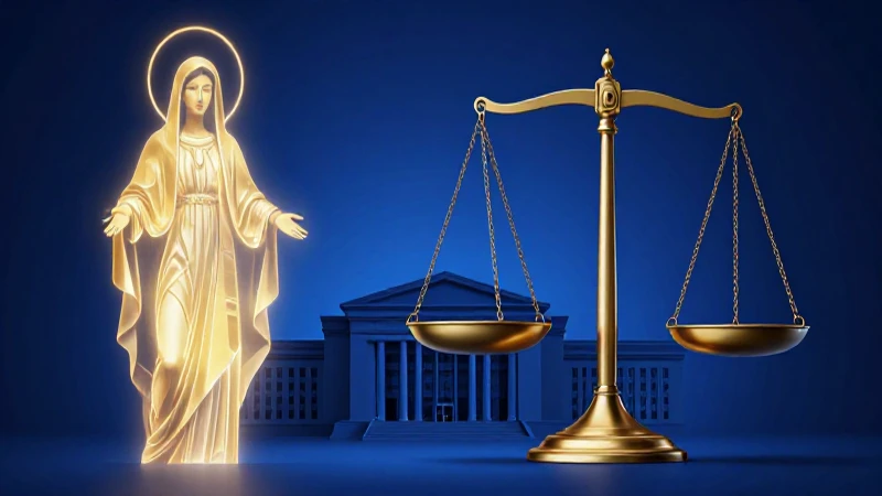 Ilustración premium de justicia y poder