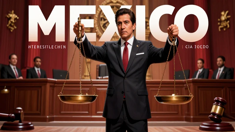 Justicia mexicana moderna en un drama legal intenso