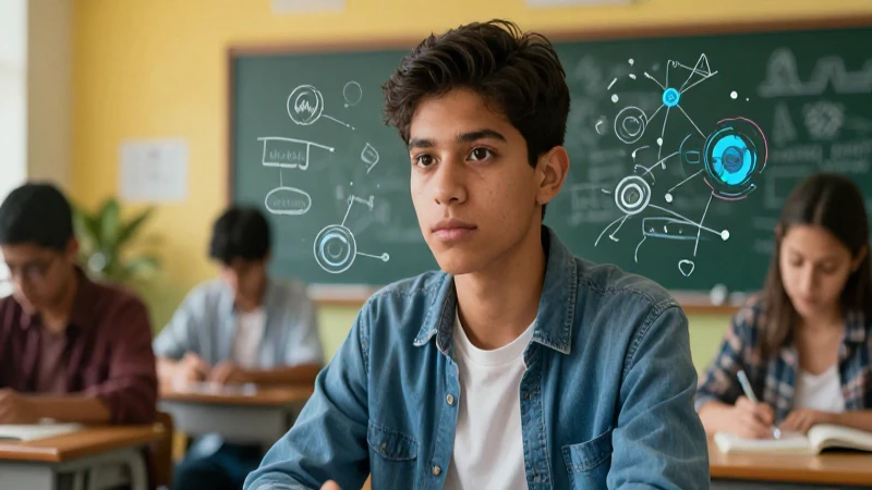Inmaculado: Definición y Concepto Esencial Explicado 3 Estudiante mexicano moderno estudiando conceptos abstractos