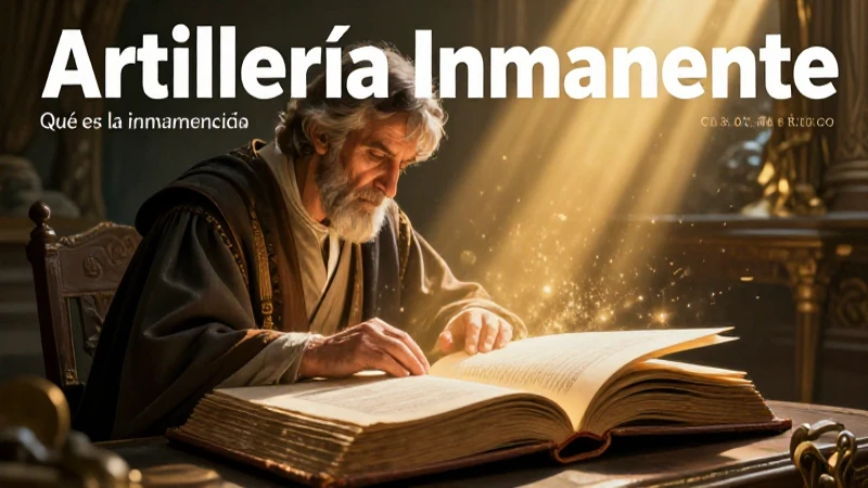 Ilustración detallada sobre la inmanencia académica