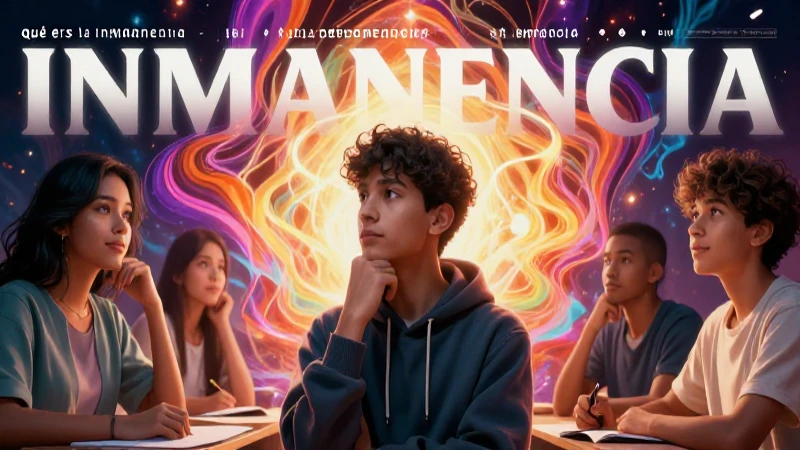 Significado de inmanencia y trascendencia religiosa