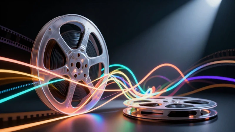 Diseño cinemático abstracto y dramático