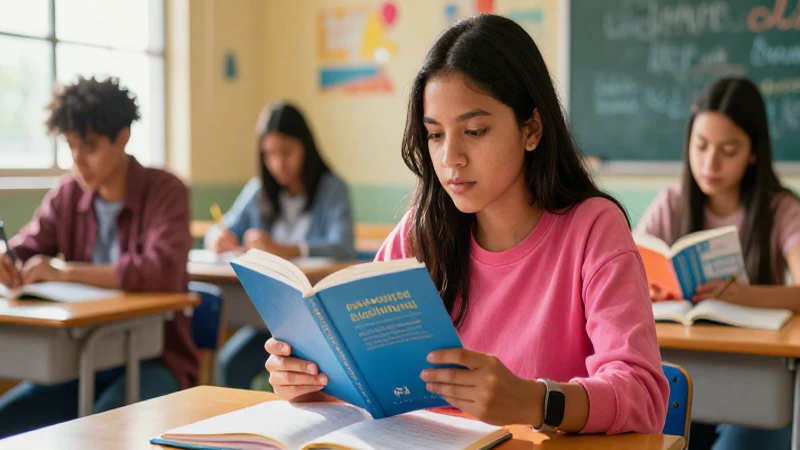 Acelera la innovación con libros de texto gratuitos en PDF 3 Joven mexicano estudia en aula iluminada