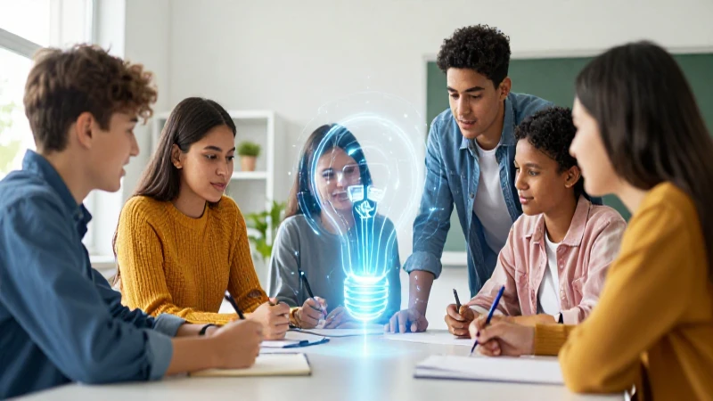 Qué es la innovación y cuáles son sus ventajas y características 7 Estudiantes colaborando en innovación educativa moderna