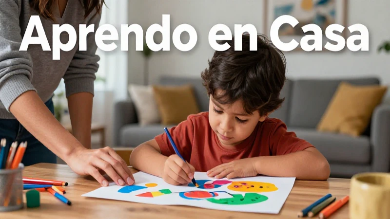 Educación creativa en casa del niño