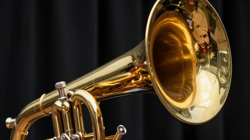 Tuba vintage detallada para revista educativa