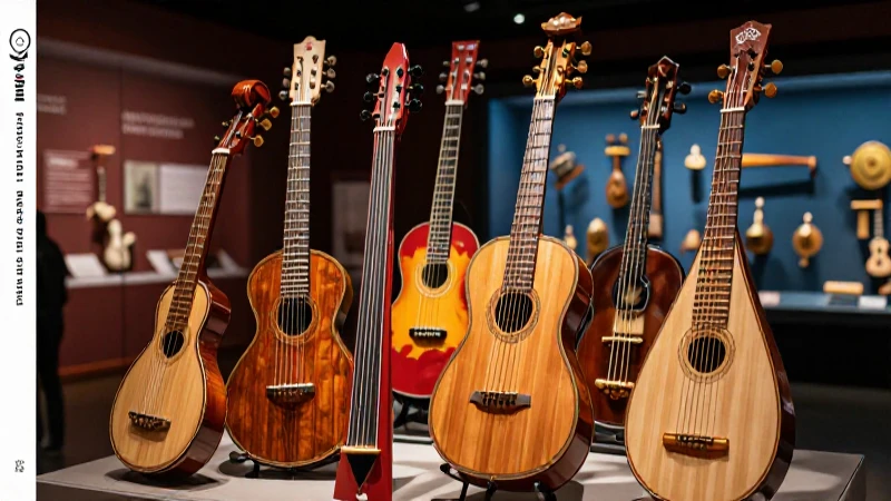 Instrumentos globales de cuerda en museos educativos