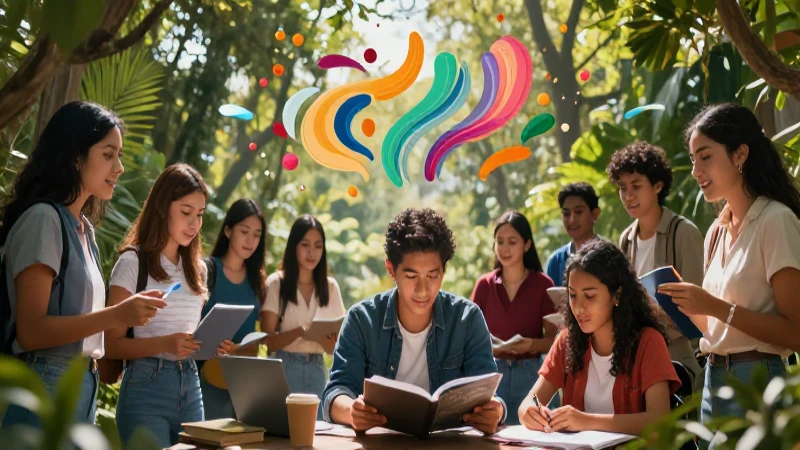 Estudiantes mexicanos colaboran fusionando conocimientos y naturaleza