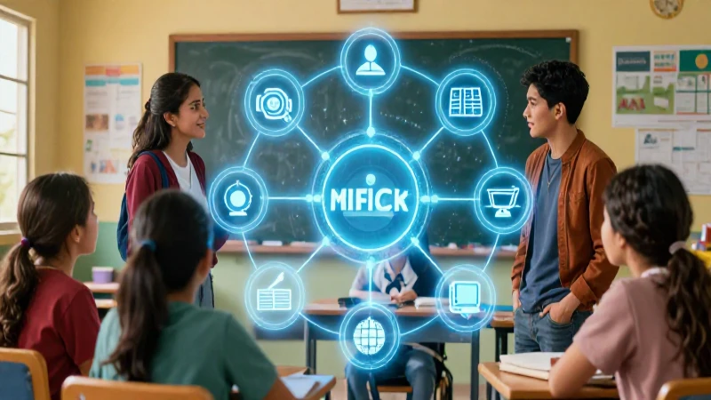 Estudiantes mexicanos colaborando en conocimiento moderno