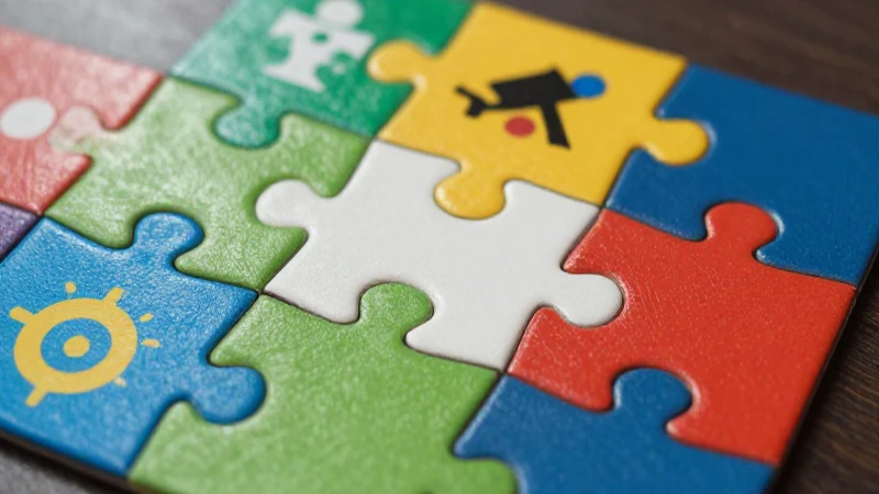 Integración: definición, concepto y su importancia clave 4 Piezas de rompecabezas coloridas y educativas