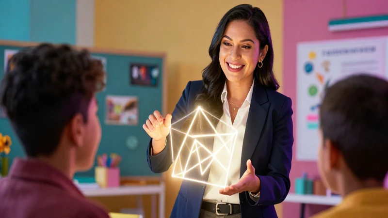 Intención: Qué es, definición y concepto explicado 3 Educador mexicano guía al estudiante con conceptos brillantes