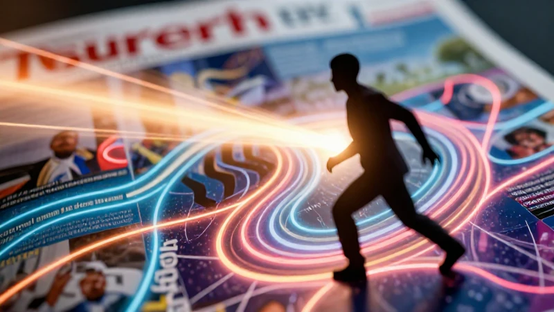 Intención: Qué es, definición y concepto explicado 4 Silueta humana dinámica y caminos educativos vibrantes