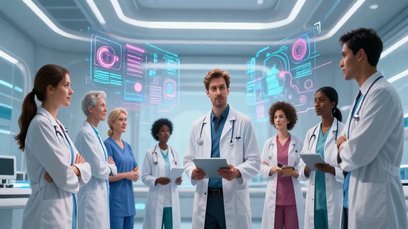 Colaboración médica avanzada con tecnología