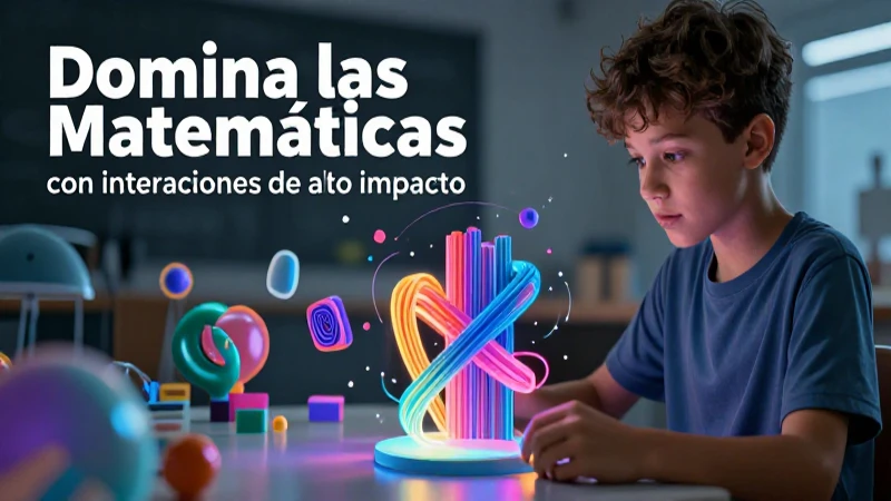 Dominando matemáticas con modelos interactivos y vibrantes