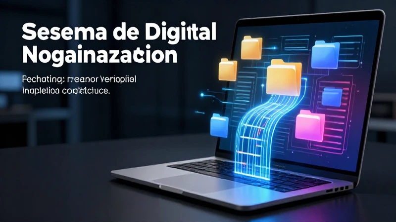 Nomenclatura efectiva para organizar archivos