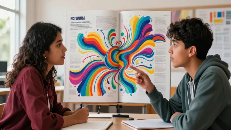 Estudiantes mexicanos colaboran en un entorno educativo dinámico