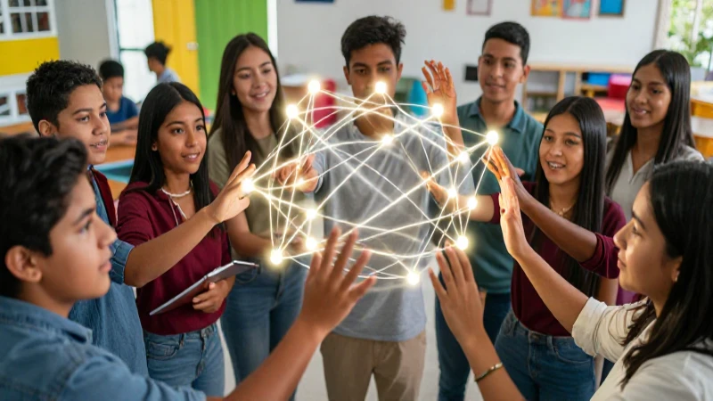 Estudiantes mexicanos exploran la red del saber