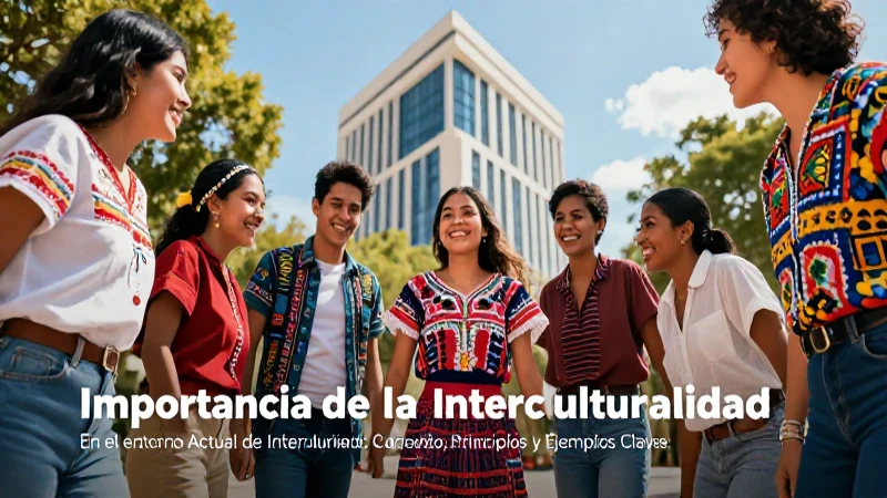 Interculturalidad: Fusión vibrante de culturas