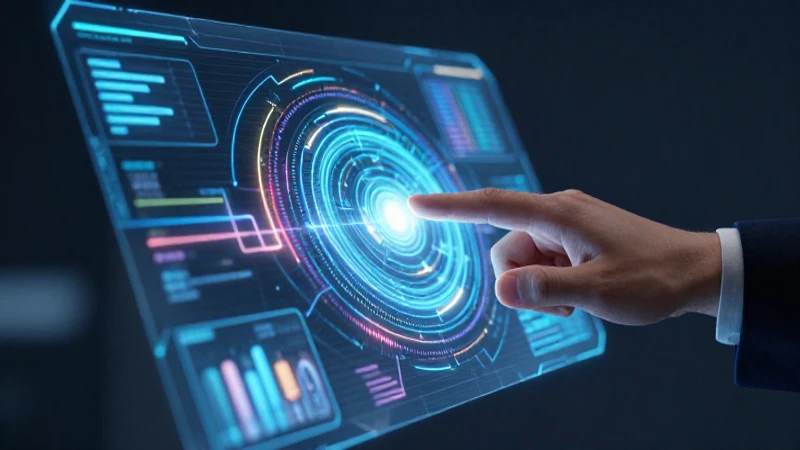Interfaz holográfica ultra realista con datos dinámicos