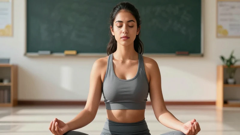 Intermitente: Qué es, importancia, definición y concepto 6 Mujer joven medita serenamente bajo luz natural