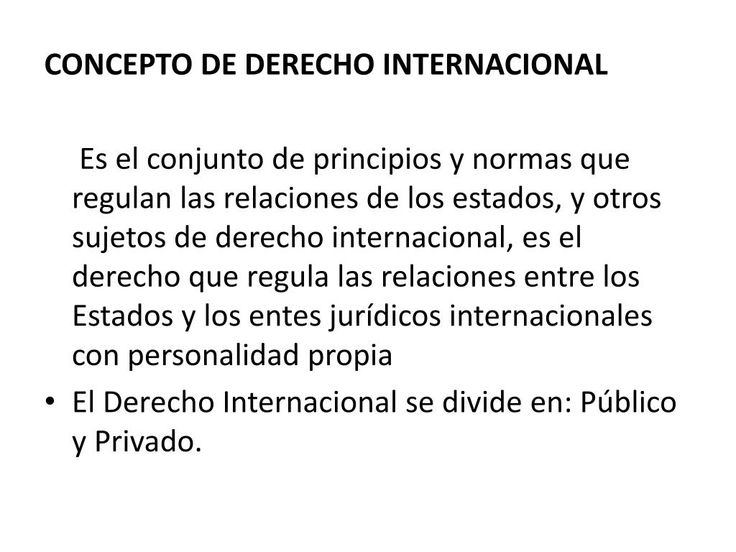 internacionalidad definicion concepto y su importancia