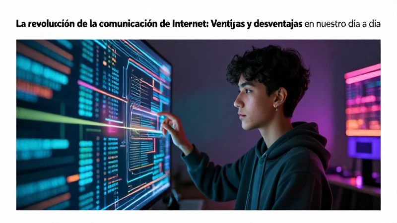 Estudiante mexicano interactúa con datos digitales modernos