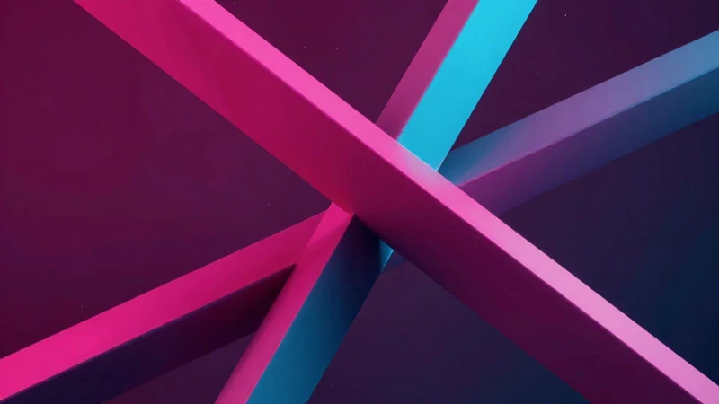 Diseño geométrico abstracto, vibrante y detallado