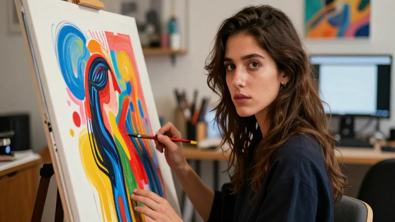 Flavia Da Rin: artista profesional, ilustración impactante