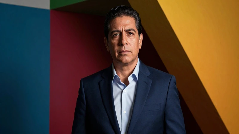 Retrato dramático de educadora mexicana profesional