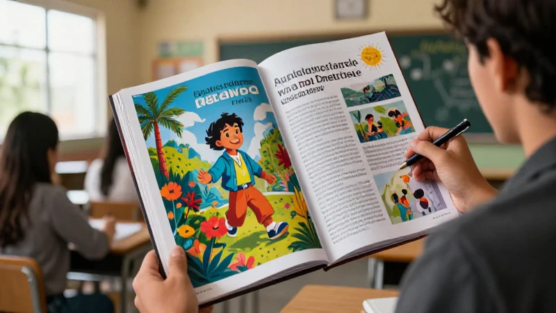 Estudiante enfocado en aula mexicana con luz cinematográfica