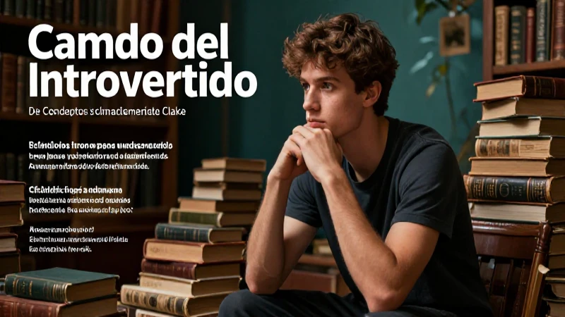 Introvertido: Definición y Conceptos Fundamentalmente Clave 3 Introvertido reflexivo con atmósfera académica profunda