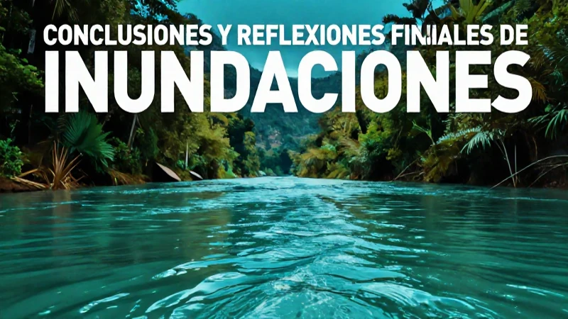 Inundaciones: causas, características y su impacto ambiental 7 Conclusiones sobre el impacto ambiental de las inundaciones