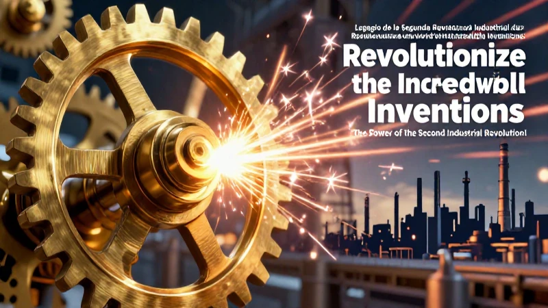 La Revolución Industrial transformó el mundo con inventos