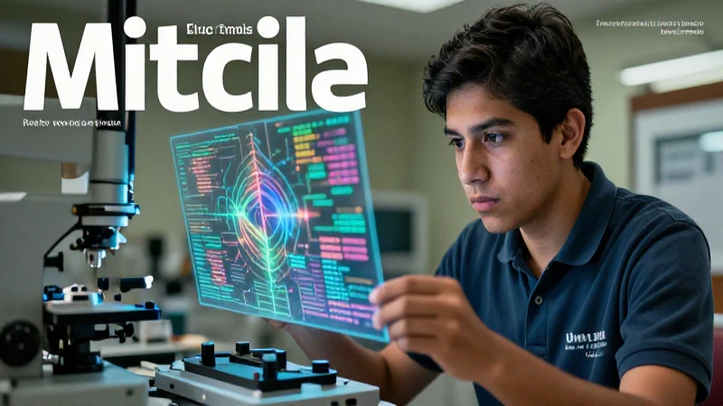Joven mexicano académico analiza datos científicos dinámicos