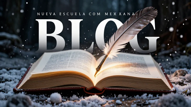 Invierno: Concepto, características, importancia y más 6 Ilustración dramática de un libro antiguo