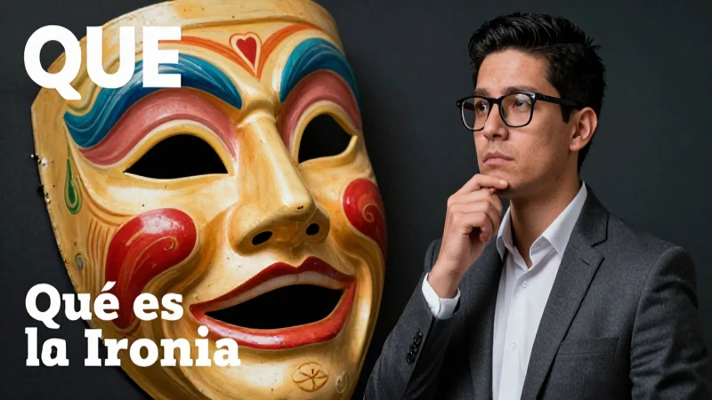 Qué es la ironía Cuál es su definición y concepto esencial 4 Máscara surrealista define la ironía cómica