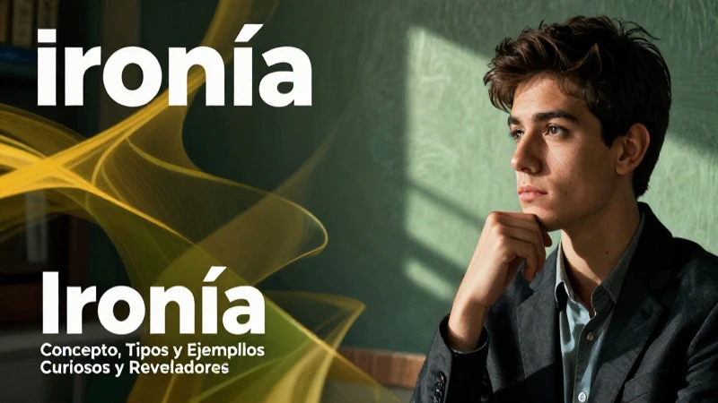 Ironía: concepto, tipos y ejemplos visuales